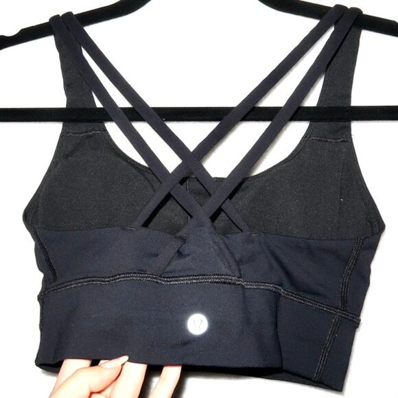 LULULEMON Energy Bra Long Line Medium Support Size 6 - Picture 4 of 7